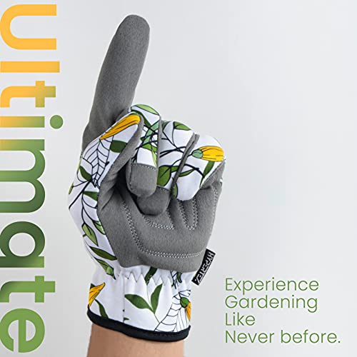 Hypertez Gardening Gloves for Women and Kids, Washable Tailored-Fit Multipurpose & Grippy Work Protective Gear - Image 4