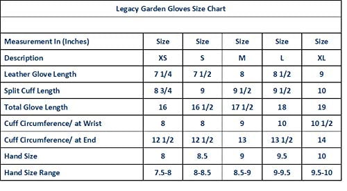 Legacy Gardens Leather Gardening Gloves for Women and Men | Thorn and Cut Proof Garden Work Gloves with Long Heavy Duty Gauntlet | Suitable For Thorny Bushes Cacti Rose Pruning- Medium Brown - Image 5