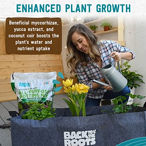 Back to the Roots All-Purpose Potting Mix 6 Quarts (Best Value), 100% Organic & USA Made for Herbs, Veggies, Flowers, w… - Image 5