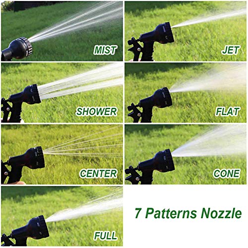 Stainless Steel Metal Water Hose - 100FT with 2 Nozzles, Lightweight, Heavy Duty, High Pressure, Flexible, Tangle Free & Kink Free Cool to Touch, Outdoor Yard Hose - Image 6