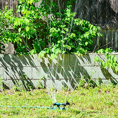 GrowGreen Sprinkler for Yard, Rotating Lawn Sprinkler, Large Area Coverage Water Sprinklers for Lawns and Gardens - Image 6